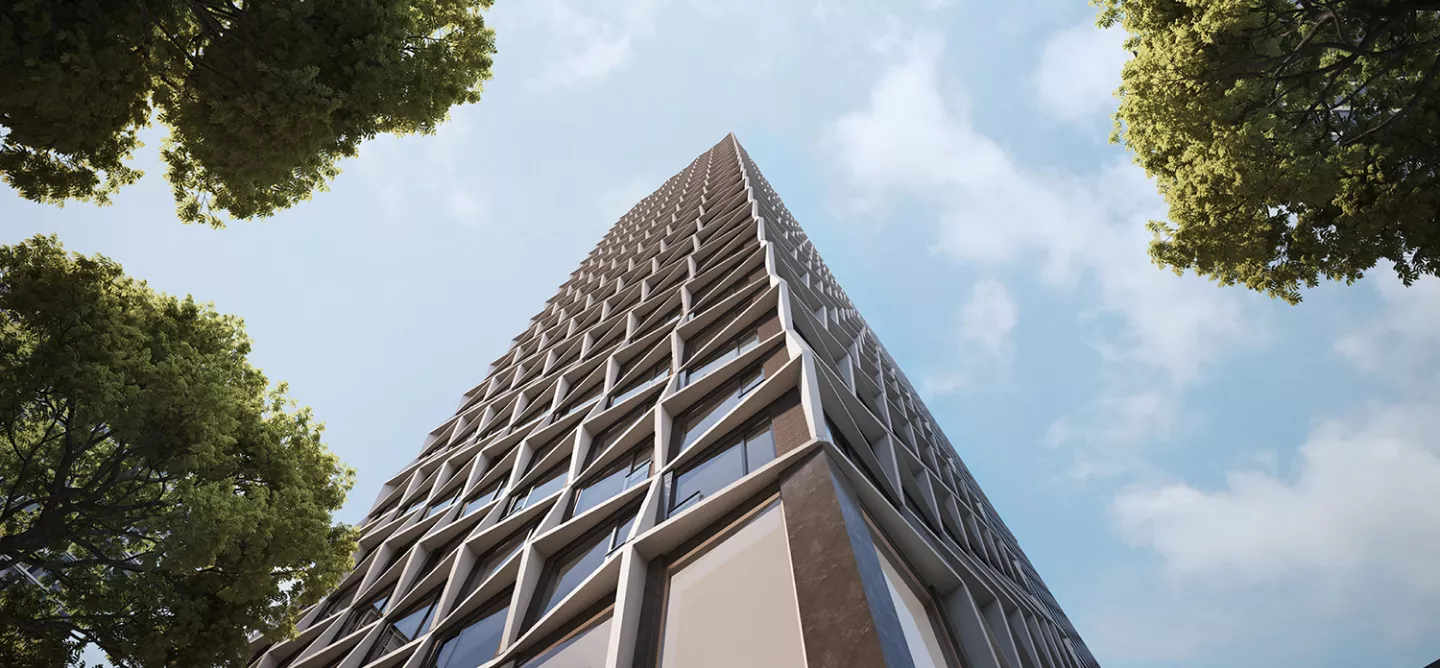 Рис. 1 Небоскреб